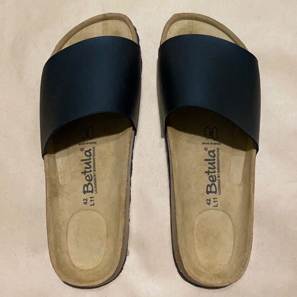 Betula by Berkenstock “Reggae” Black Slide